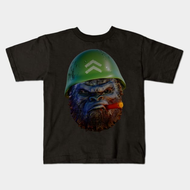 Guerilla Gorilla Kids T-Shirt by J Mack